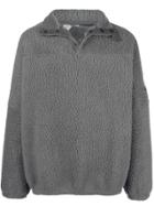 Gr10k Oversized Teddy Sweatshirt - Grey