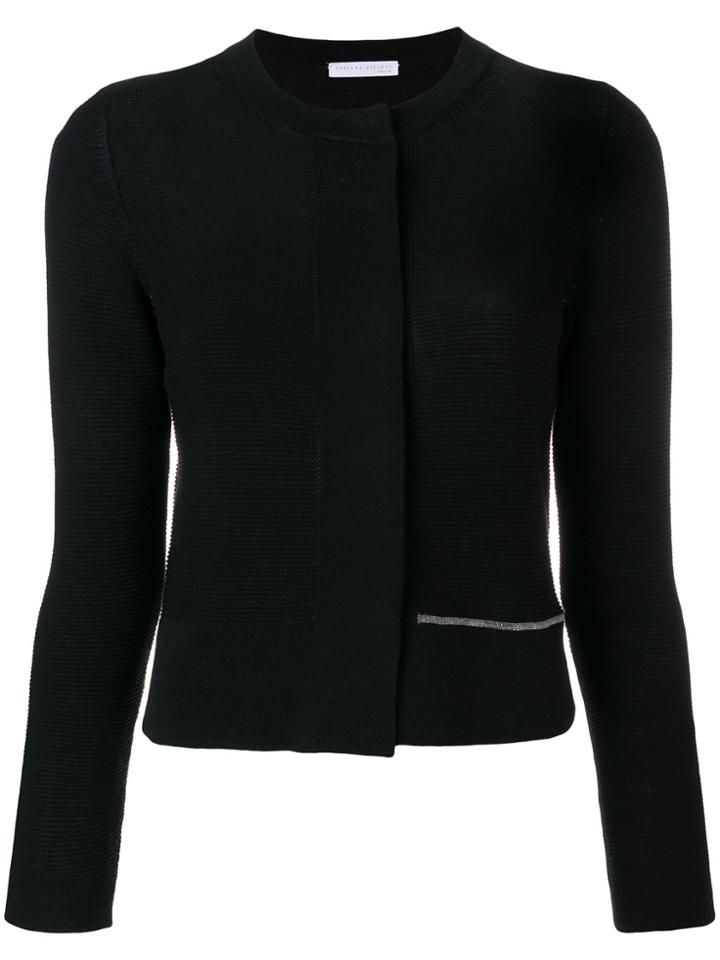 Fabiana Filippi Round Neck Cardigan - Black