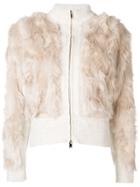 Stella Mccartney Cropped Textured Jacket - Nude & Neutrals