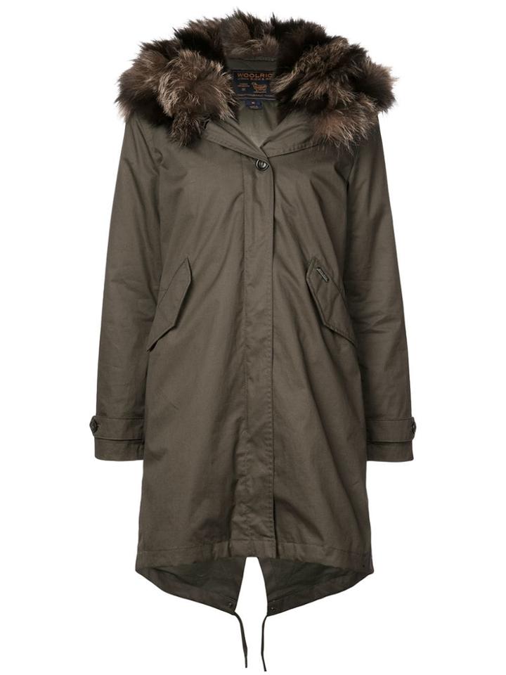 Woolrich Fur-trimmed Parka - Green