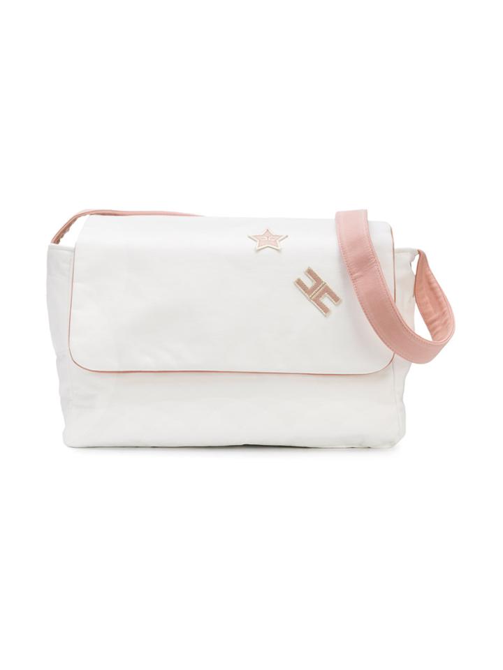 Elisabetta Franchi La Mia Bambina Patch Embellished Changing Bag -