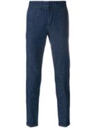 Fay Straight Leg Trousers - Blue