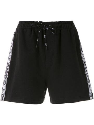 Àlg Bermuda Faixa Lateral Corrente - Black