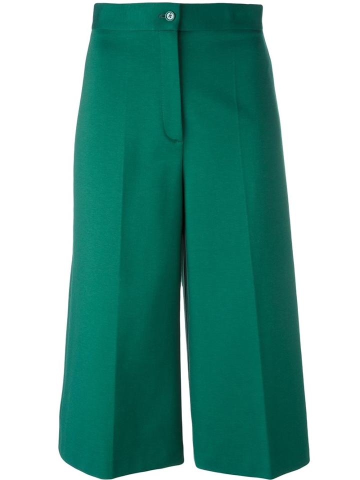 M Missoni Tailored Long Shorts, Women's, Size: 42, Green, Polyamide/spandex/elastane/viscose