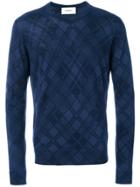 Pringle Of Scotland Tartan Print Sweater - Blue