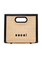 Sacai Small Shopper Tote Bag - Neutrals