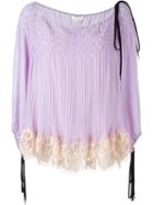 Chloé Lace Hem Blouse