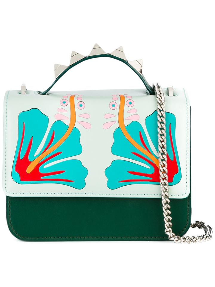 Salar - Lulla Shoulder Bag - Women - Leather/metal (other) - One Size, Blue, Leather/metal (other)