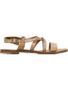 Officine Creative Serifos Sandals, Women's, Size: 37, Nude/neutrals, Leather/rubber