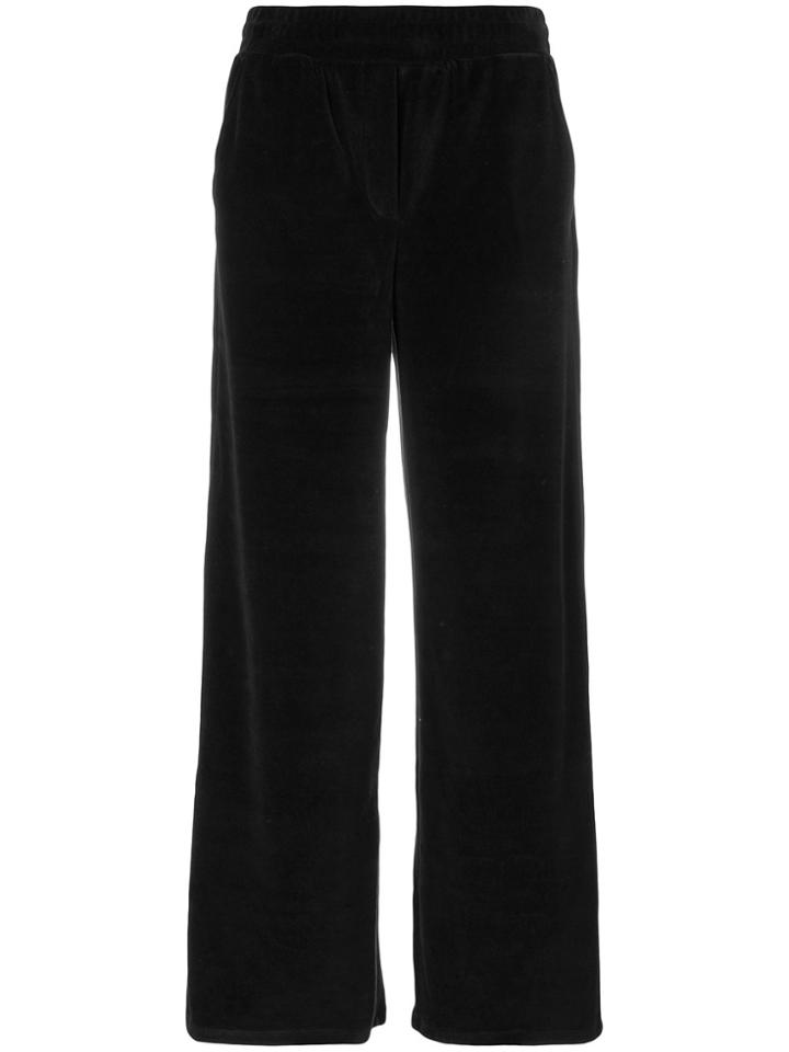 T By Alexander Wang Loose-fit Track Pants - Black