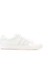 Ps Paul Smith Striped Sneakers - White