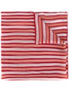 Ermanno Gallamini Striped Scarf - Red