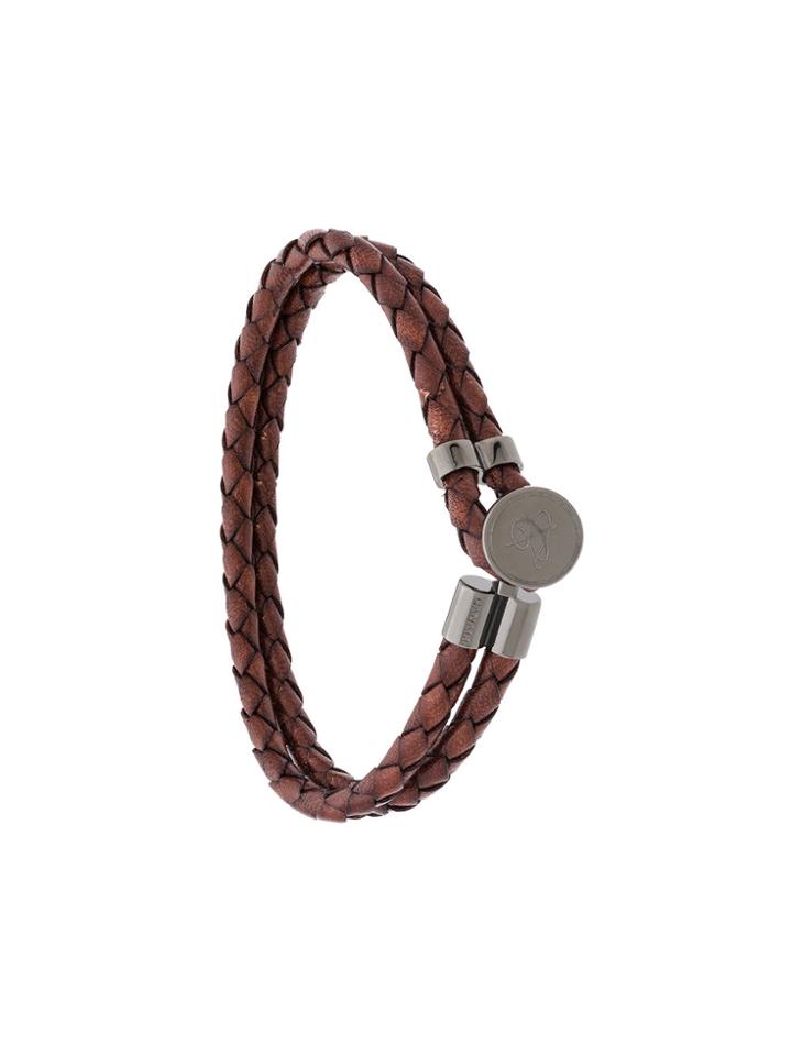 Canali Woven Bracelet - Brown