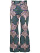 La Doublej Hendrix Printed Trousers - Green