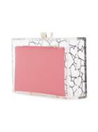 Love Moschino Heart Print Clutch - White