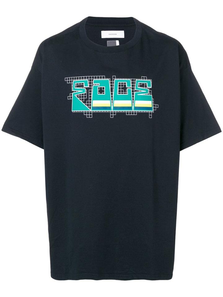 Facetasm Oversized Graphic Logo T-shirt - Black
