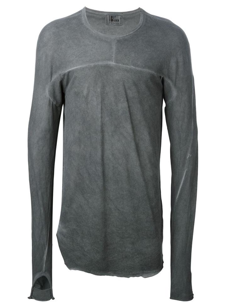 Lost & Found Ria Dunn Trim Detail 'inset' Long Sleeve Jumper