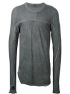 Lost & Found Ria Dunn Trim Detail 'inset' Long Sleeve Jumper