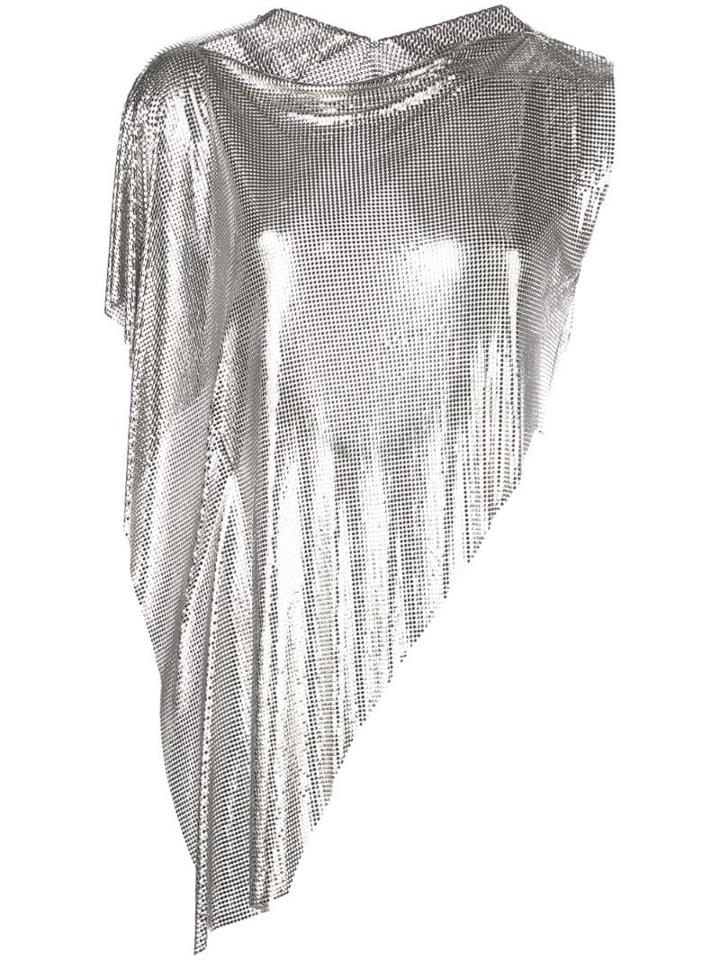 Fannie Schiavoni Iza No Fringe Top - Silver
