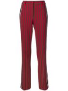 Dolce & Gabbana Striped Trousers - Red