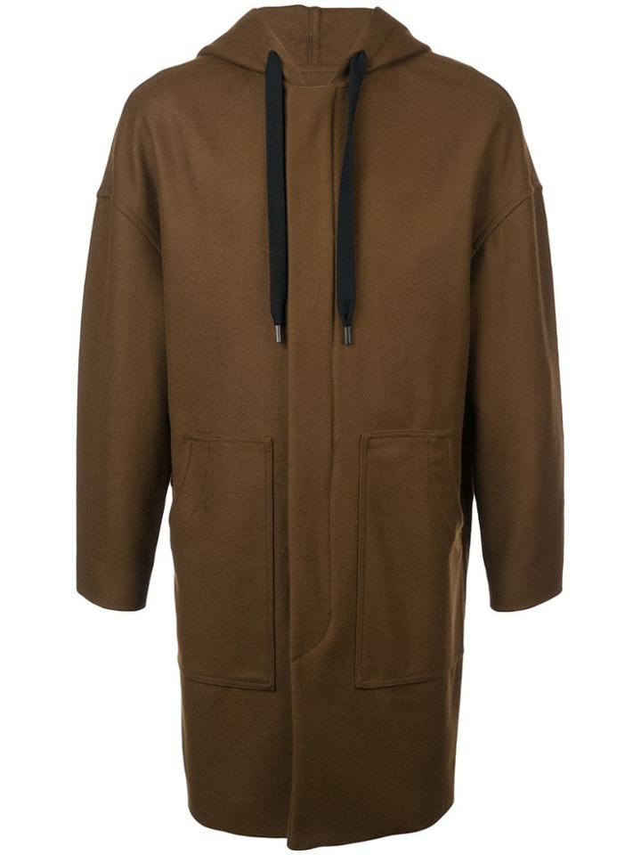 Isabel Marant Hooded Coat - Brown