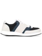 Bottega Veneta Interlaced Embossed Sneakers - White