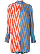 Diane Von Furstenberg Shirt Dress - Blue