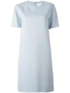 's Max Mara Shortsleeved Shift Dress, Women's, Size: 38, Grey, Angora/virgin Wool