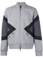 Neil Barrett Zipped Bomber Jacket - Grey