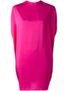 Gianluca Capannolo Batwing Sleeve Dress, Women's, Size: 42, Pink/purple, Viscose