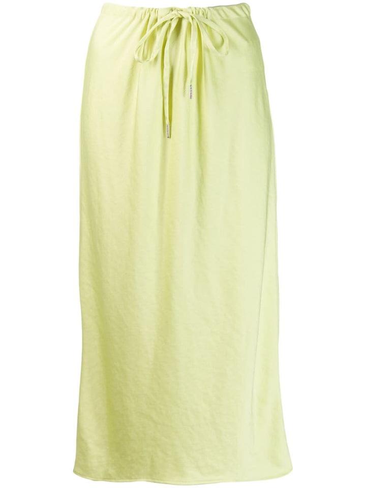 Alexander Wang Satin Skirt - Green