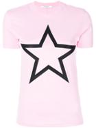 Givenchy - Star Embroidered T-shirt - Women - Cotton - Xs, Pink/purple, Cotton