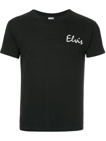 Fake Alpha Vintage Elvis Presley Print T-shirt - Blue