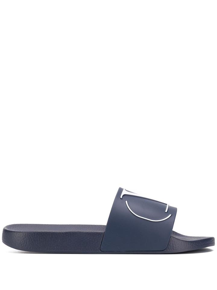 Valentino Valentino Garavani Vlogo Slides - Blue