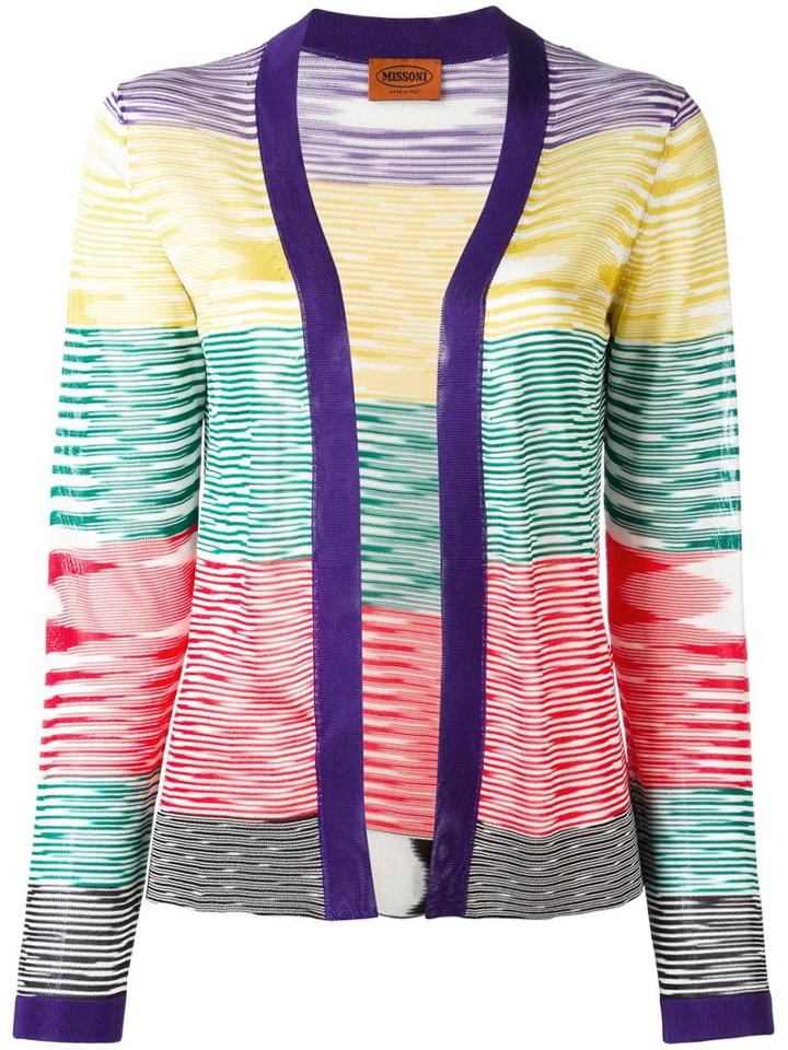 Missoni Striped Cardigan, Women's, Size: 44, Viscose