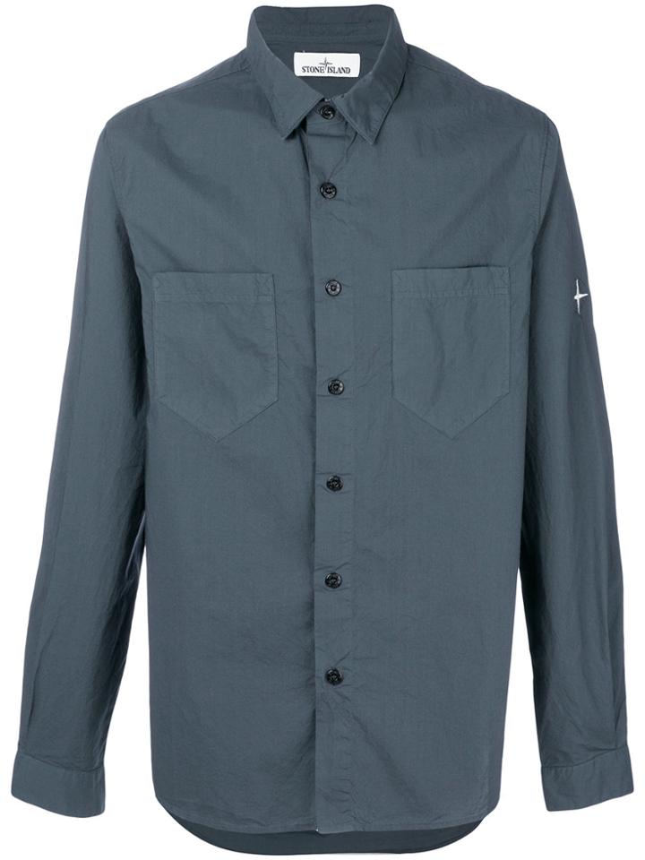 Stone Island Chest Pocket Shirt - Grey