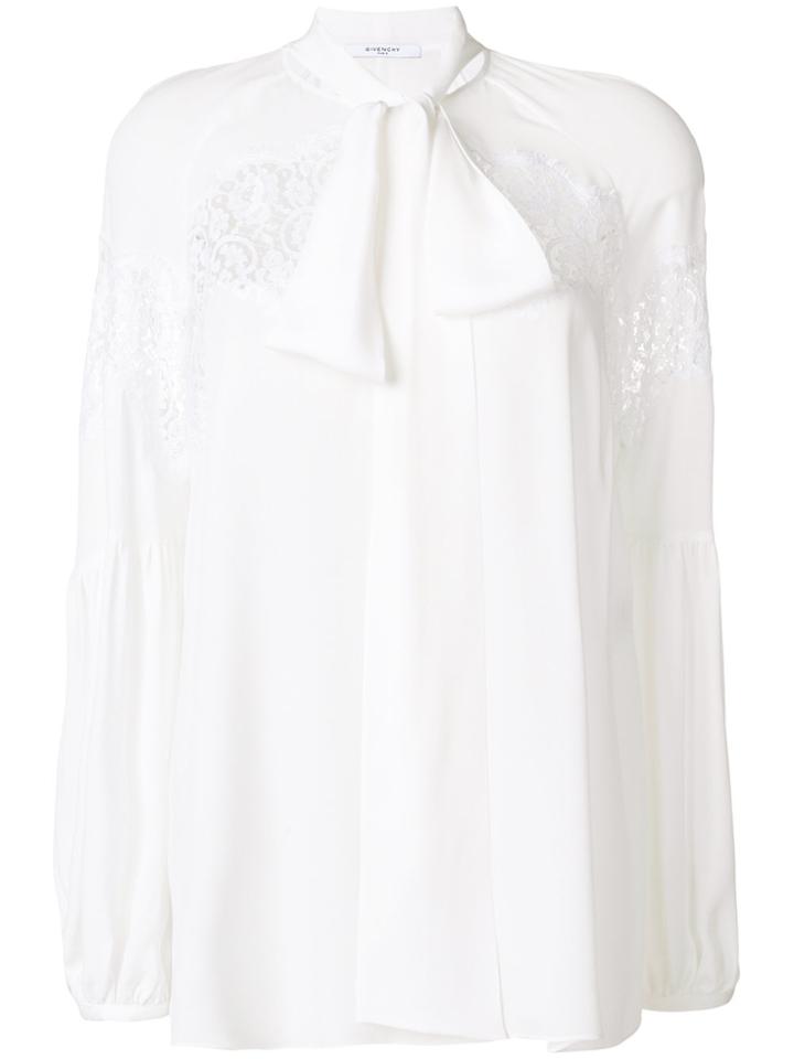 Givenchy Tie-neck Boxy Blouse - White
