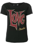 Love Moschino Love Studded T-shirt - Black