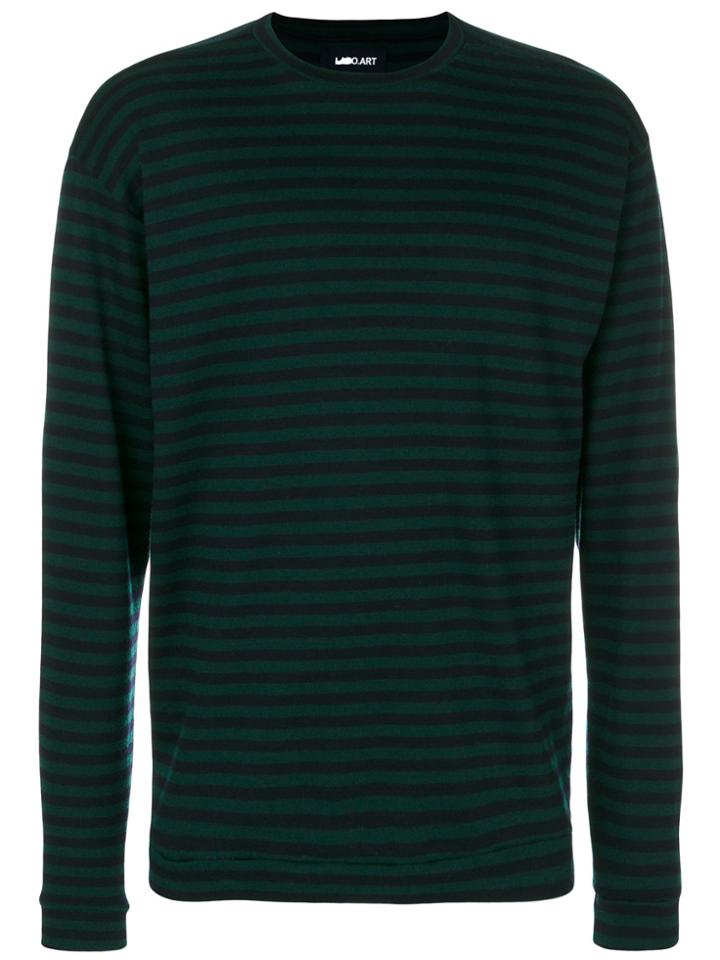 Labo Art Striped Sweatshirt - Green