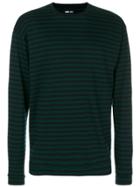 Labo Art Striped Sweatshirt - Green