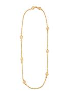 Chanel Vintage Pearl Egg Necklace - Yellow & Orange