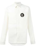 J.w. Anderson Tool Brooch Shirt, Men's, Size: 46, White, Cotton/polyurethane