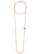 Chanel Pre-owned Double Long Necklace - White
