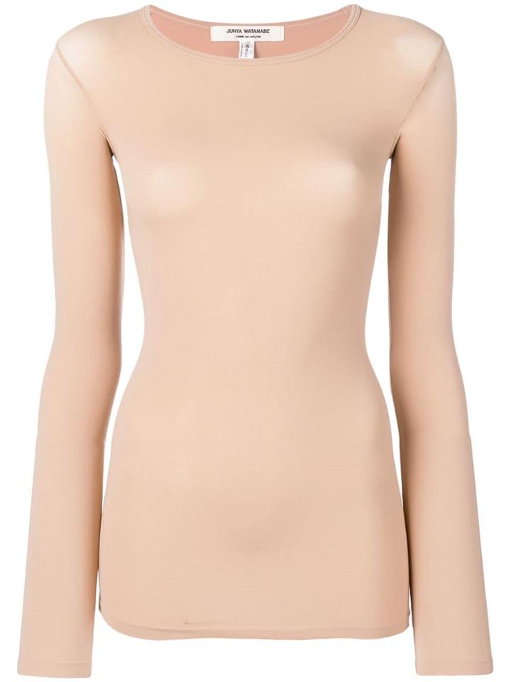 Junya Watanabe Plain Longsleeved T-shirt - Brown