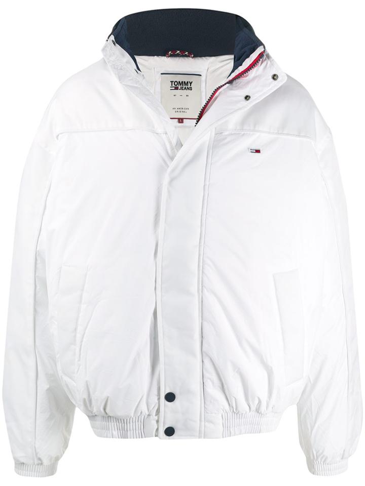 Tommy Jeans Short Padded Jacket - White