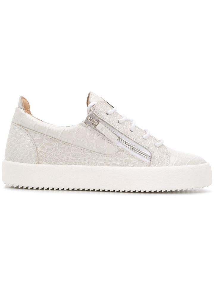 Giuseppe Zanotti Design Lace-up Sneakers - White