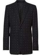 Burberry English Fit Fil Coupé Tailored Jacket - Black