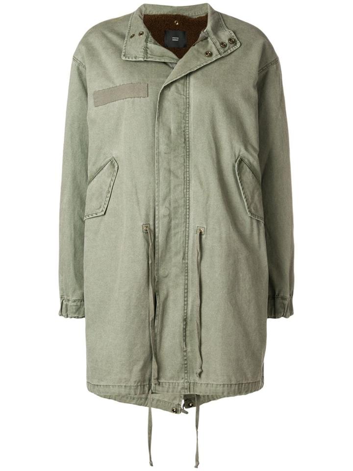 Steffen Schraut Classic Midi Parka Coat - Green