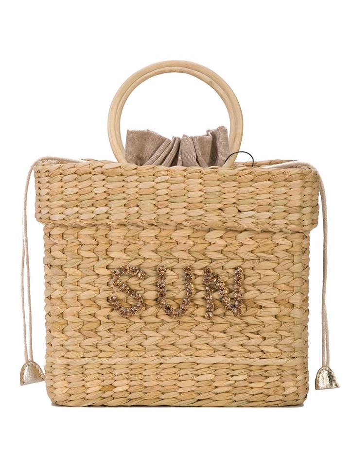 Poolside Lori Tote - Brown