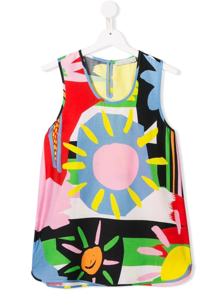 Stella Mccartney Kids Teen Printed Top - Blue
